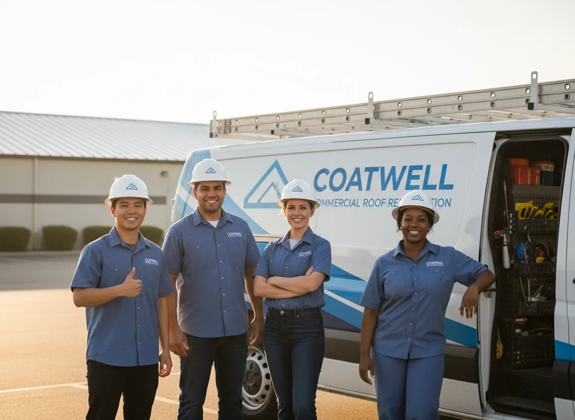 Commercial roof coating company in Thoreau, NM